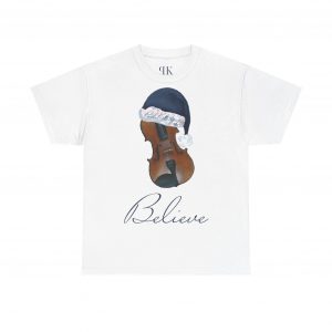 Believe T-Shirt (white with blue hat)