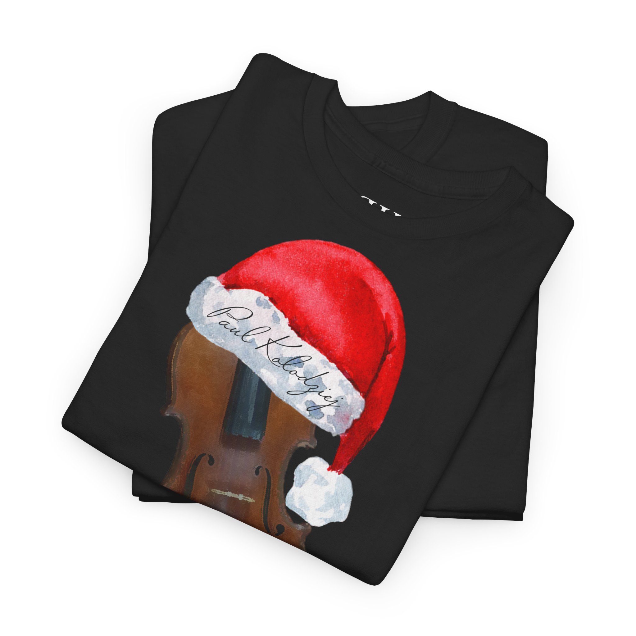 Believe T-Shirt (black with red hat) - Image 2