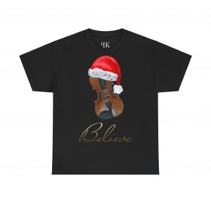 Believe T-Shirt (black with red hat)