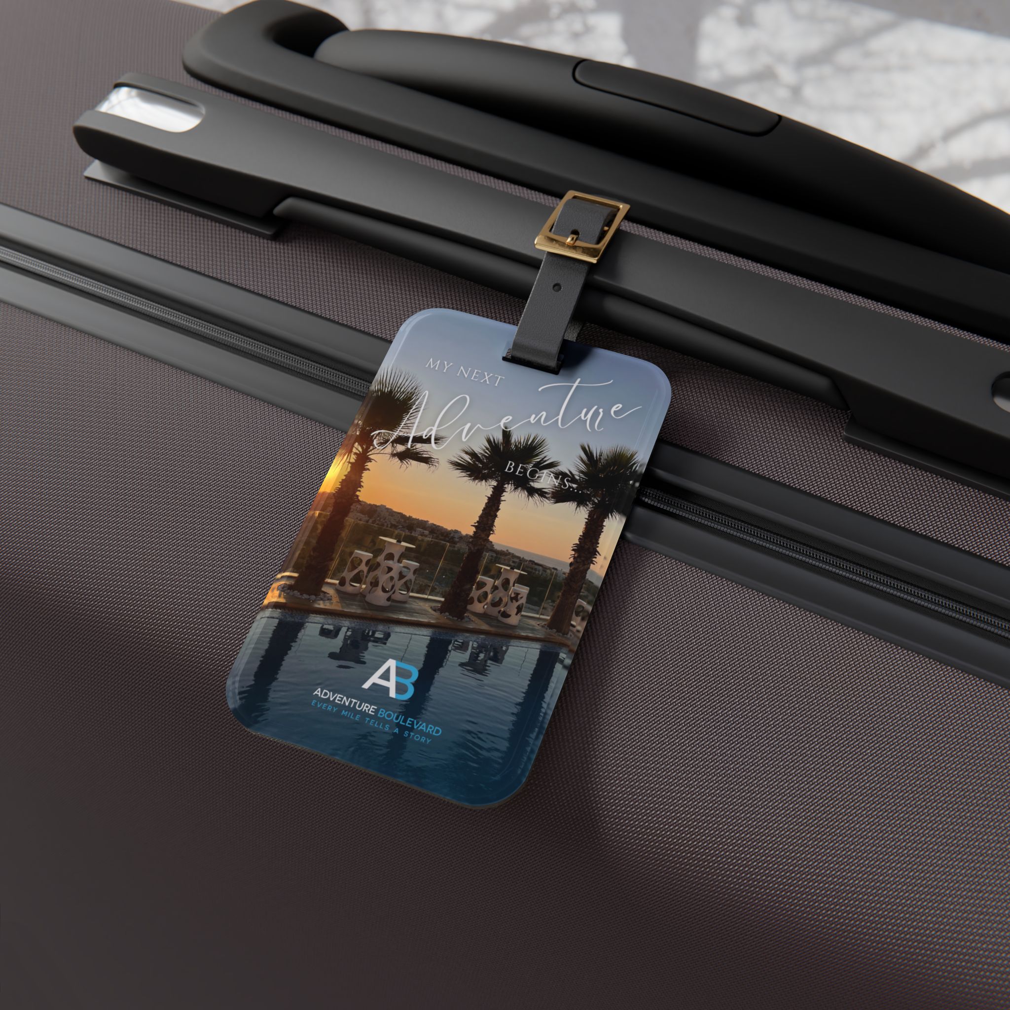 Luggage Tag "My Next Adventure Begins" - Image 2