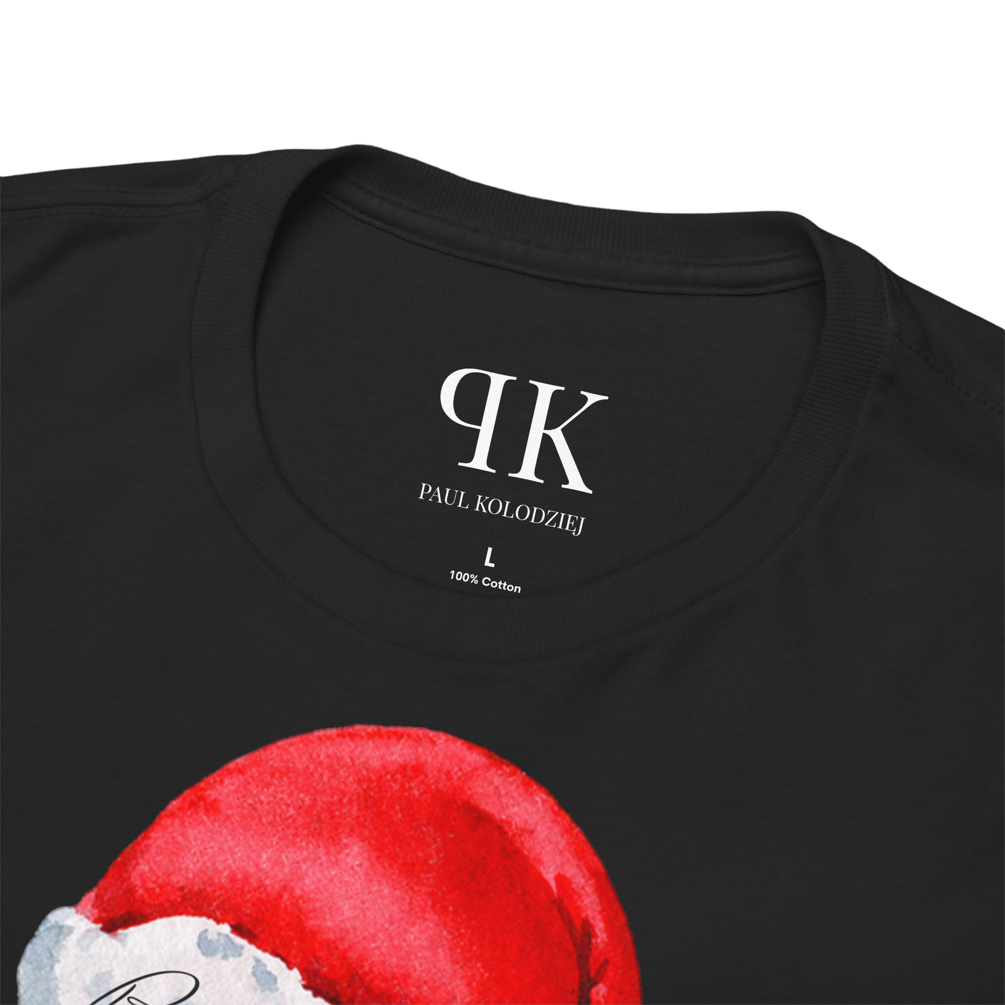Believe T-Shirt (black with red hat) - Image 4